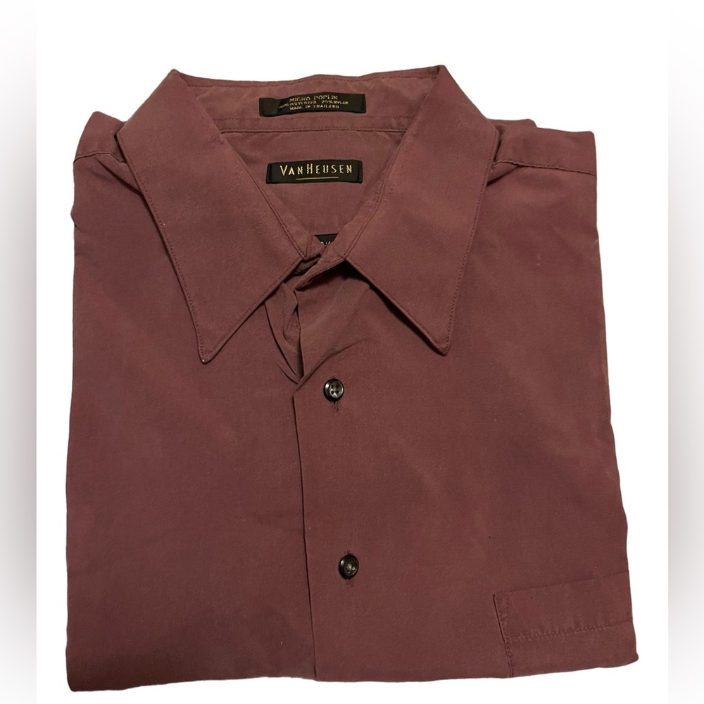 Van Heusen Micro Poplin dress shirt